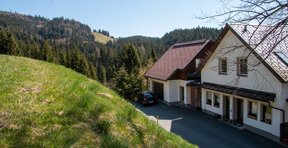 Blick auf das Haus